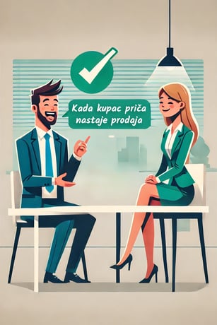 Kada kupac priča nastaje prodaja Kada kupac priča nastaje prodaja