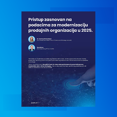 Pristup zasnovan na podacima za modernizaciju prodajnih organizacija u 2025 1x1