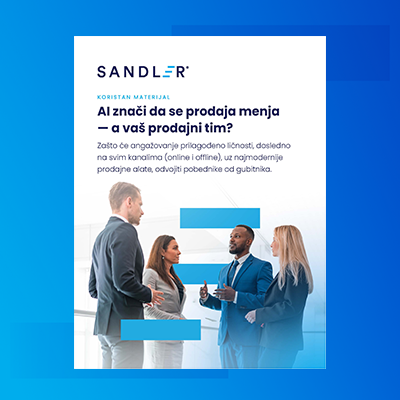 AI znači da se prodaja menja — a vaš prodajni tim 1x1