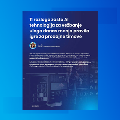 11 razloga zašto AI tehnologija za vežbanje uloga danas menja pravila igre za prodajne timove 1x1