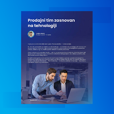 Prodajni tim zasnovan na tehnologiji 1x1