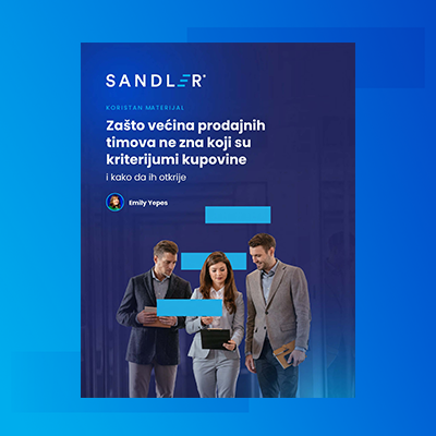 Zašto većina prodajnih timova ne zna koji su kriterijumi kupovine 1x1