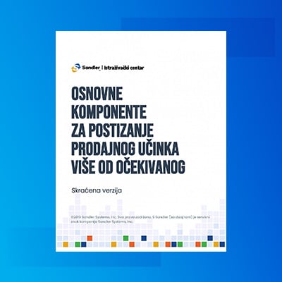 Osnovne komponente za postizanje prodajnog učinka više od očekivanog
